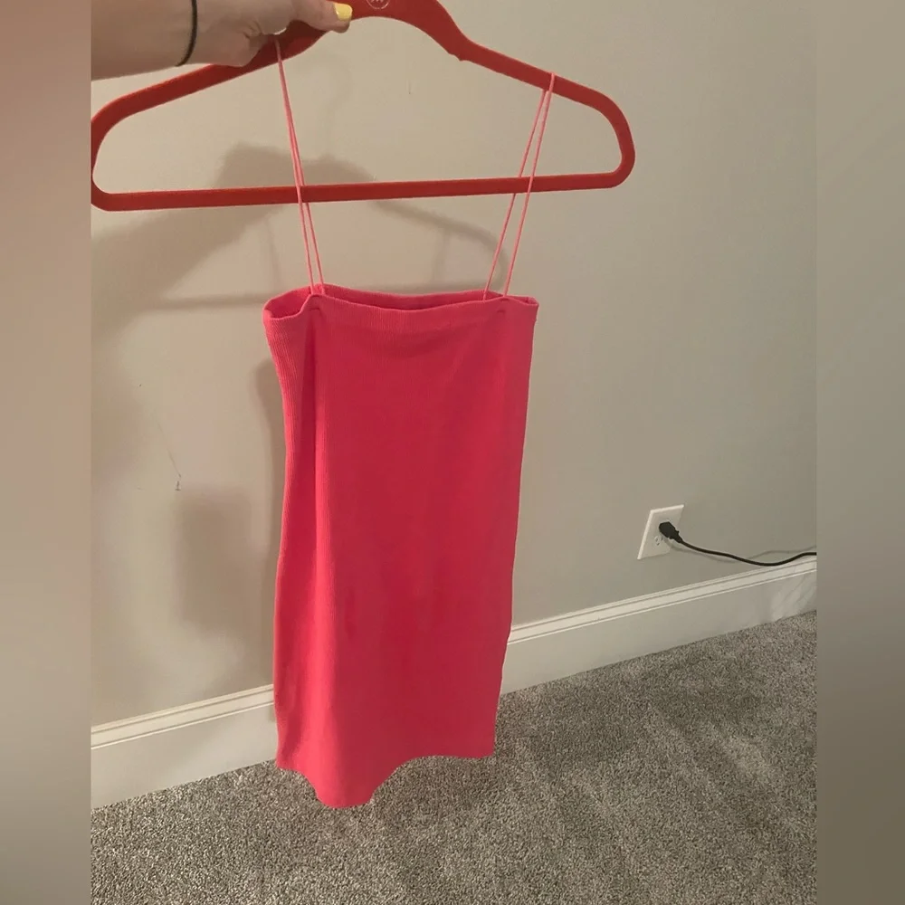 Zara Ribbed Mini Dress - Picture 2 of 4